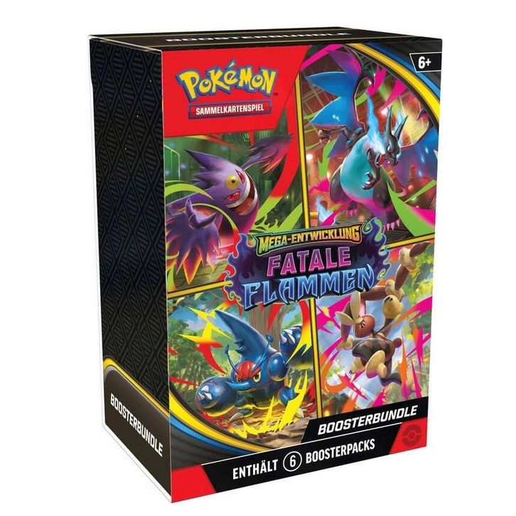 Pokémon TCG: Mega-Entwicklung Fatale Flammen Boosterbundle (DE)